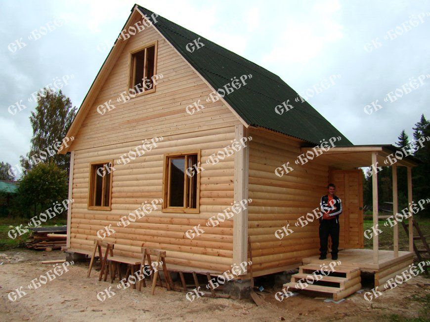 Дом из бруса 6x6 в Луховицах