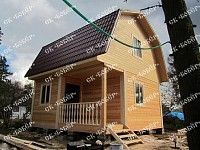 Дом из бруса 6x6 в Дубне