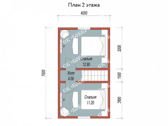 Сруб из бруса 6х7. фото