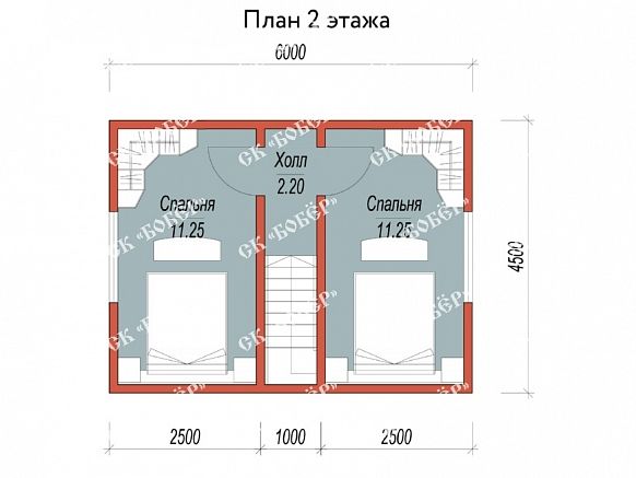 Брусовой сруб 6х6. фото