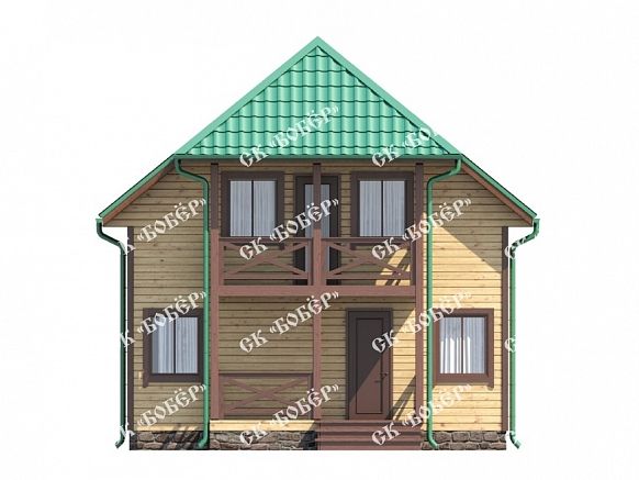Дом из бруса 6х7. фото
