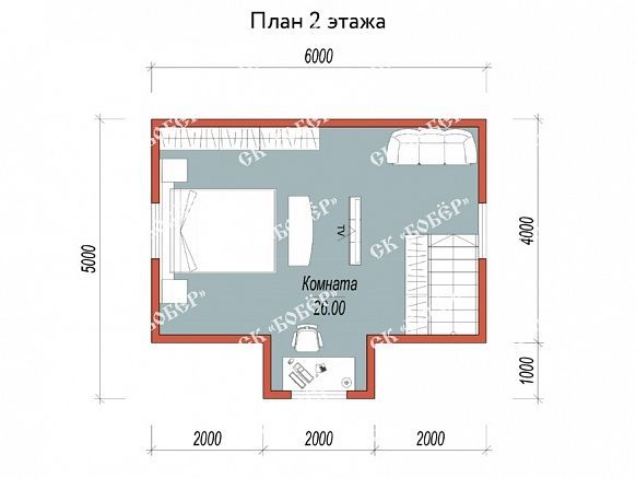 Сруб из бруса 6х6. фото