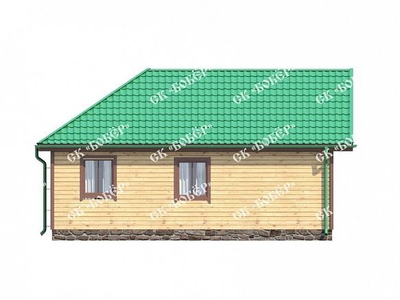 Дом из бруса 9х9. фото